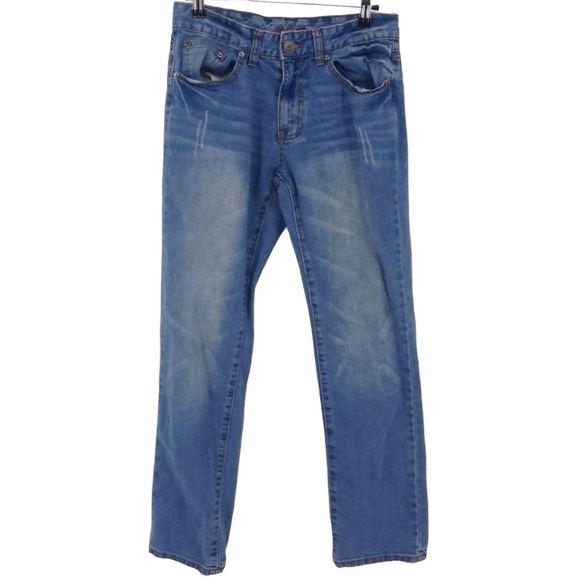 Carbon Slim Straight Flex Light Wash Jeans - Picture 1 of 6